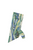 Hand Marbled Large Wall Picture Frame - 5x7