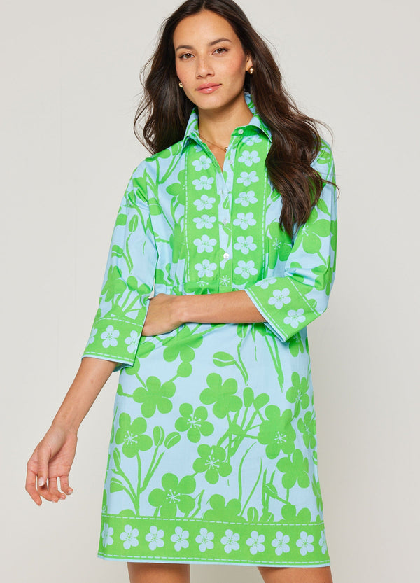 Charlie Shirtdress - Petal Blue