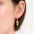 Enamel Tulip Earrings