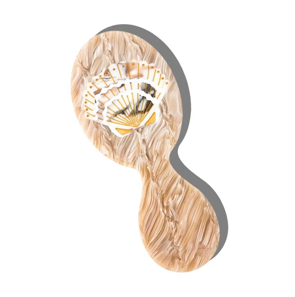 Seashell Handbag Hero Hair Brush