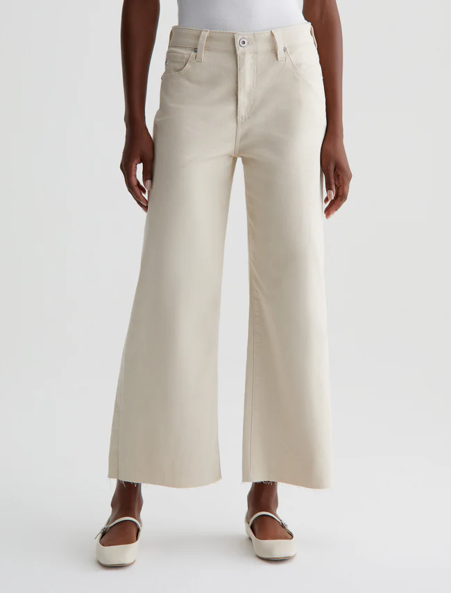 AG Jeans Saige Wide Leg Crop - Opal Stone