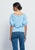 Naya Puff Sleeve Top - Powder Blue