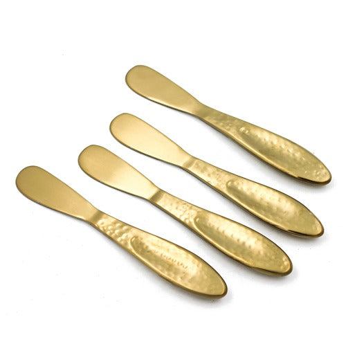 Gold Hammered Spreader Set