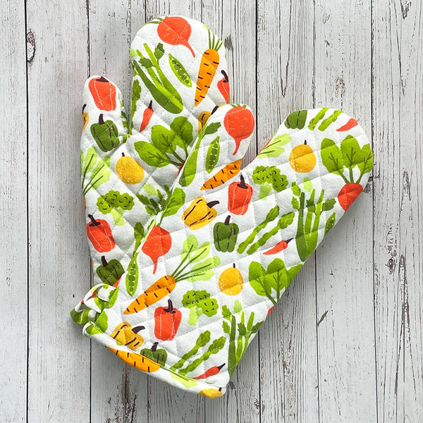 Market Veggies Oven Mitt Set