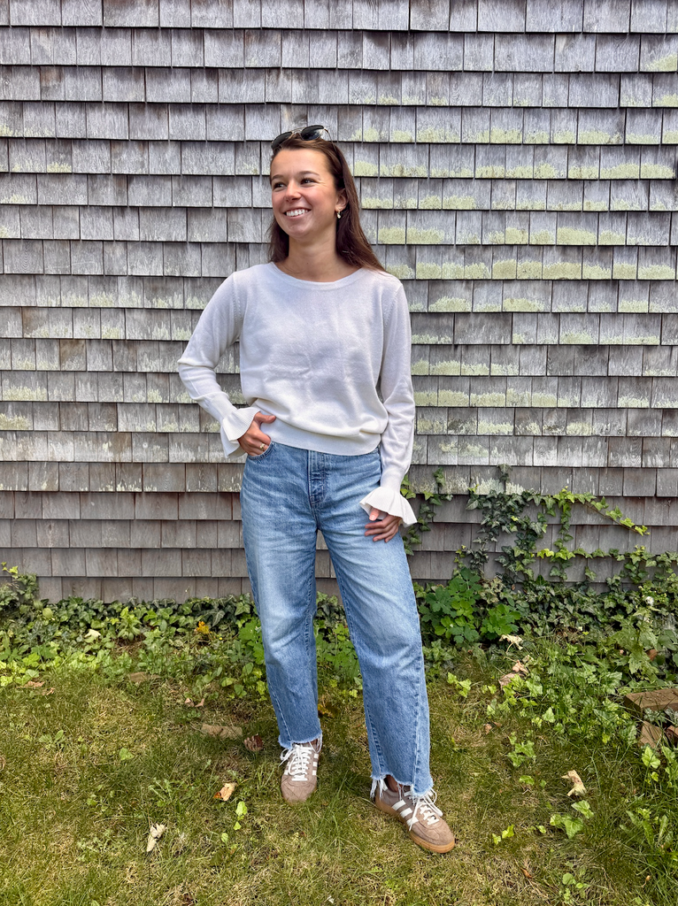 Poppy Ruffle Sleeve Sweater