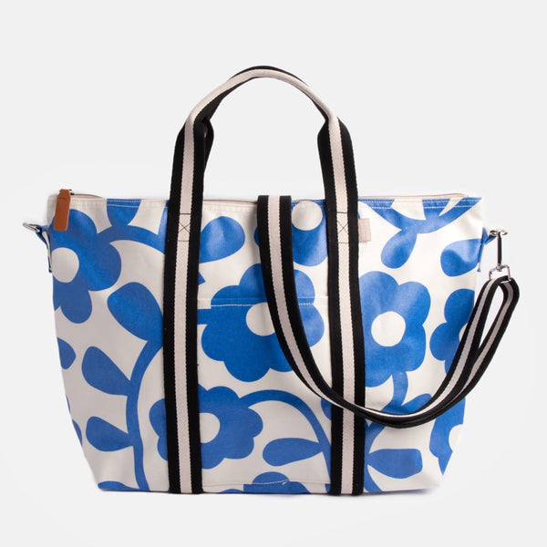 Blue Floral Weekend Bag