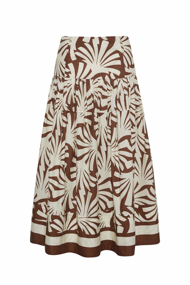 Diya Skirt - Catalina Khaki