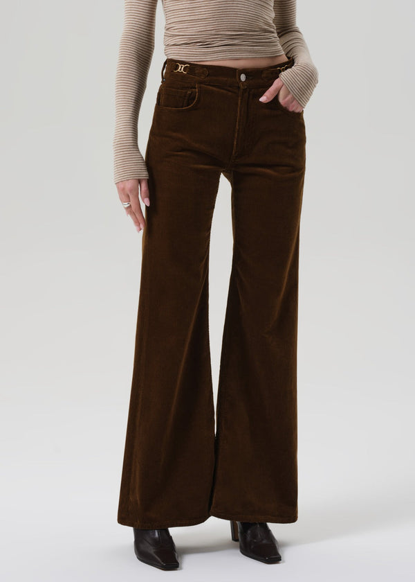 Corduroy Kimberly Flare - Manuka