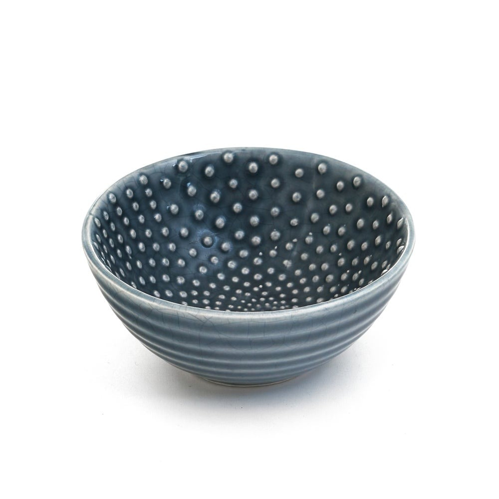 Blue Dots Mini Ceramic Bowl