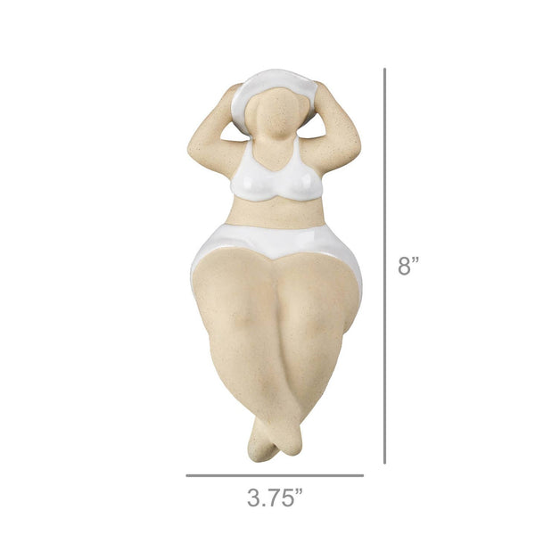 Ceramic Sun Bathing Lady