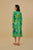 Green Macaw Scarf Chemise Dress