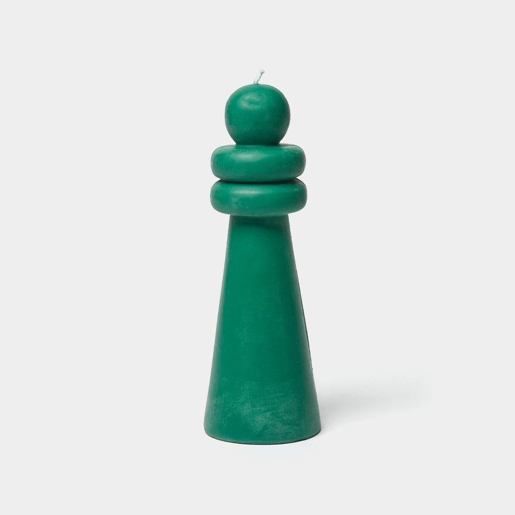 54 Celsius Spindle Candle Con - Green