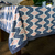 Ikat 60" x 120" Tablecloth - Blue/Pink