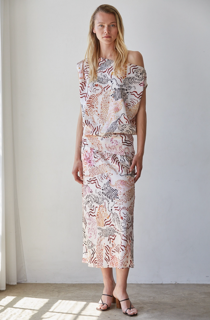 Tora Patterned Skirt