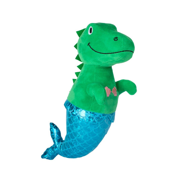 Mer-Rex Plush Dog Toy