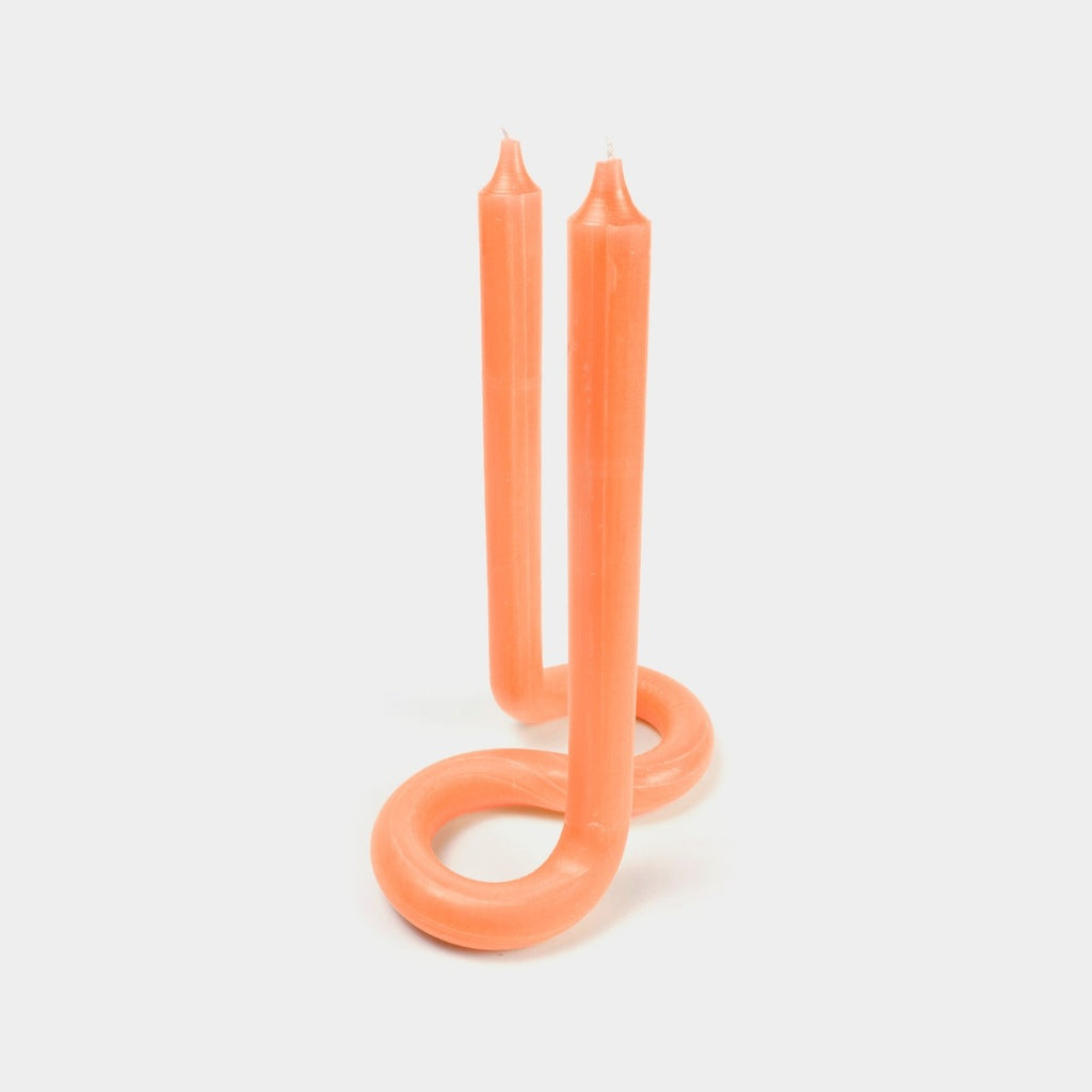54 Celsius Twist Candle Sticks - Orange
