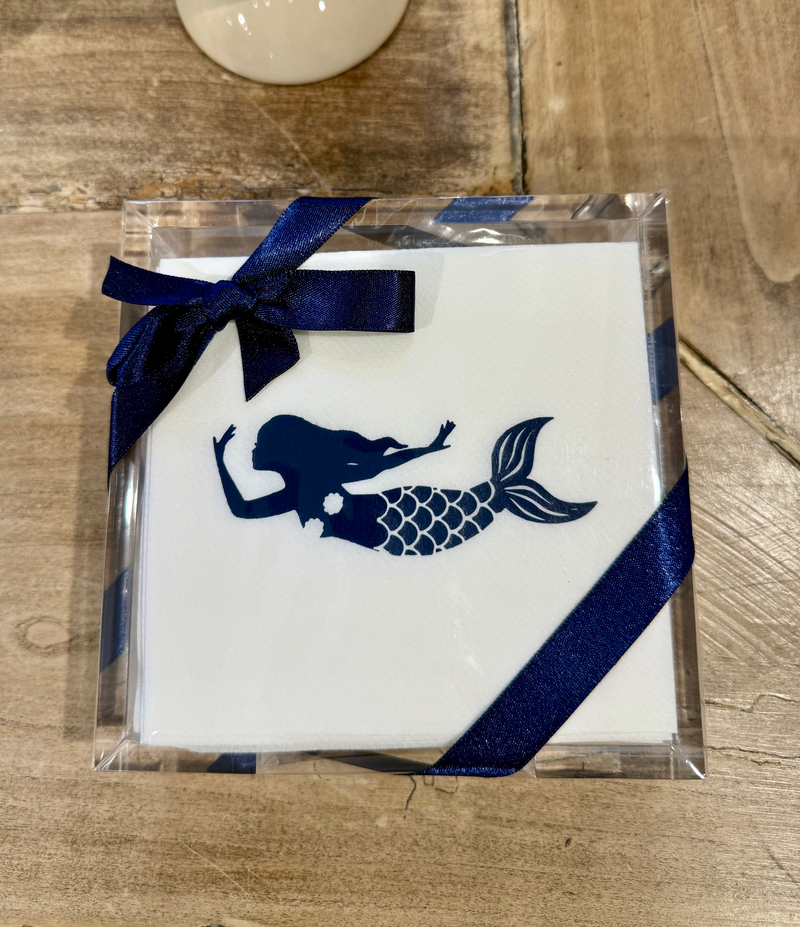 Mermaid Cocktail Napkin Hostess Set