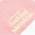 Ray Of Sunshine Canvas Pouch - Pink