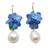 Blue Hydrangea Earrings