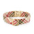 Eggnog Plaid Flannel Dog Collar