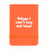Things I Can't Say Leatherette Pocket Journal - Orange