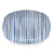 Blue Simple Stripes Platter