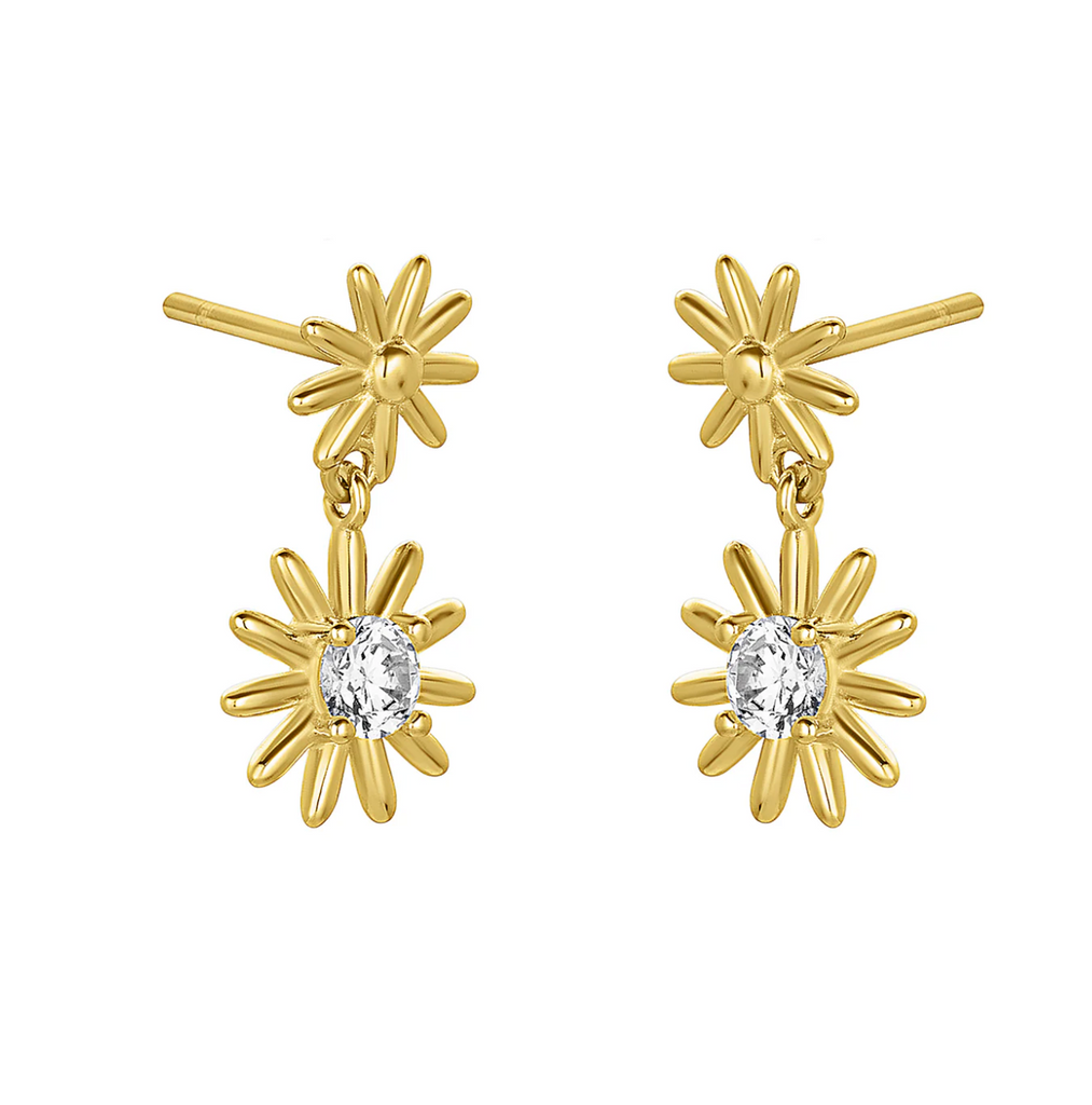 Sunbeam Earrings - Gold