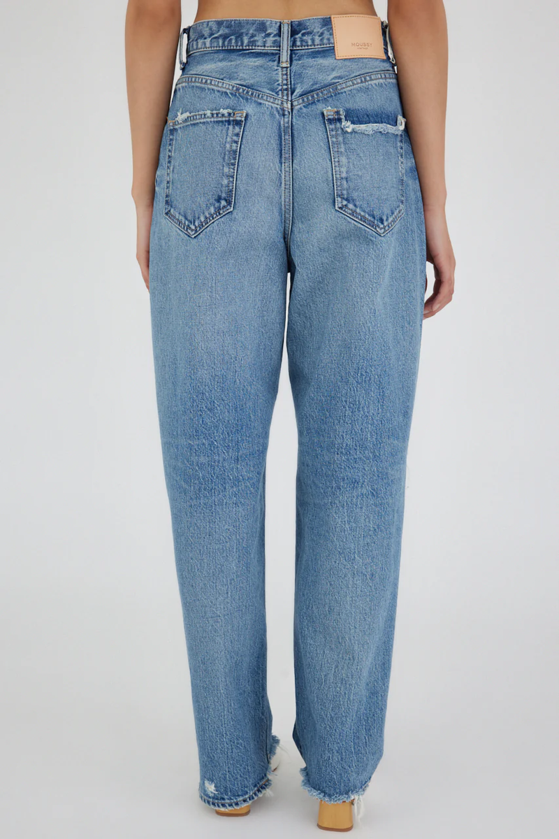 Summerlin Wide Tapered Jean - Blue