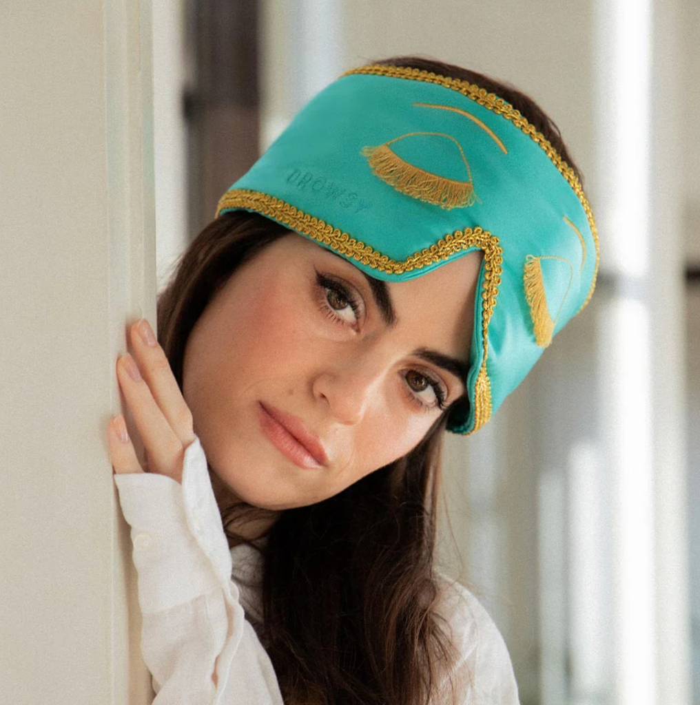 Breakfast At Drowsy Silk Sleep Mask
