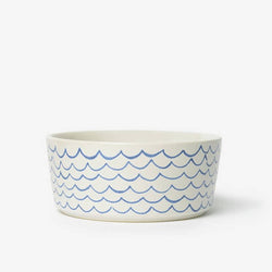 Sketched Wave Dog Bowl - Small