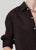 Kayla Linen Shrunken Shirt - Chocolate