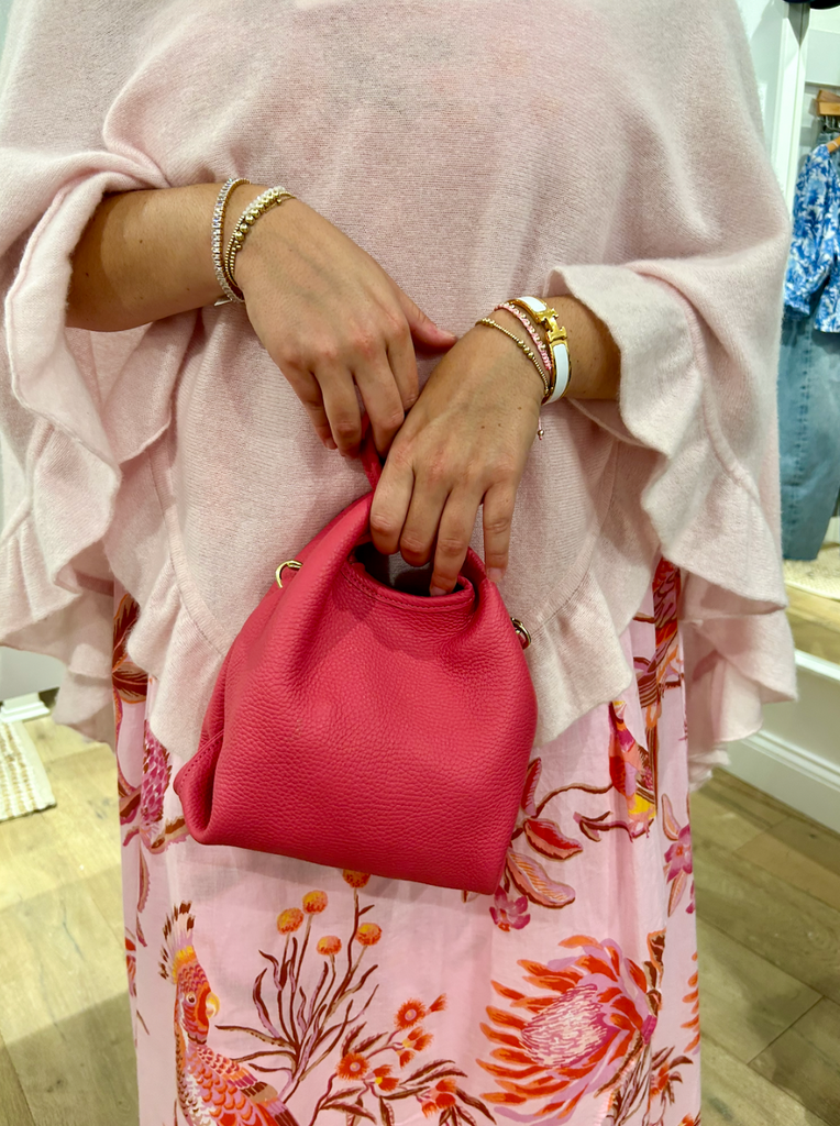 Leather Amalia Top Handle Cross Body