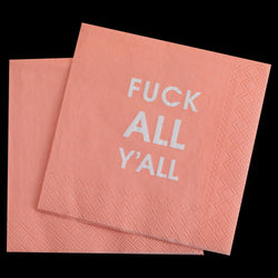 Fuck All Y'all Cocktail Napkins