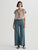 Caden Wide Leg Trouser - Sulfur Slate Storm