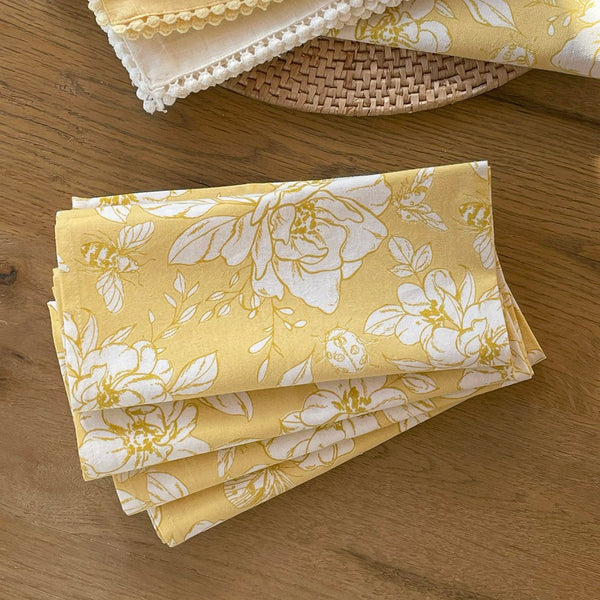 June Bug Napkin Set - Dijon