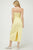 Tabitha Linen Midi Dress - Butter Yellow