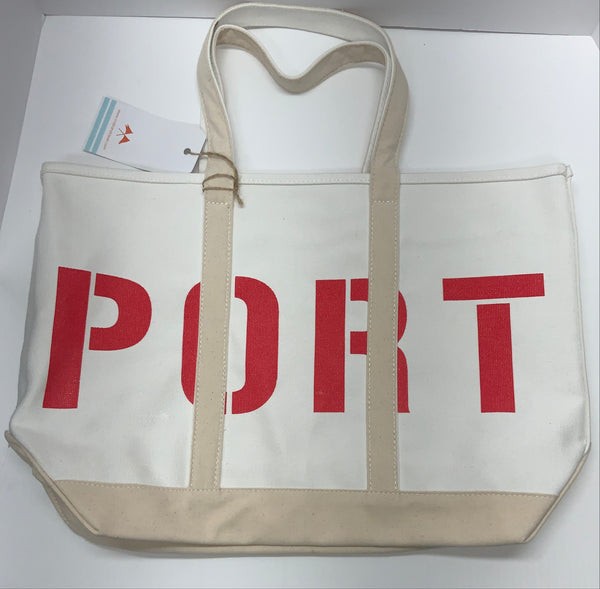 Port + Starboard Canvas Tote