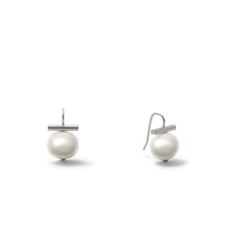 Petite + Sweet Baby Pebble Pearl Earrings - Sterling Silver