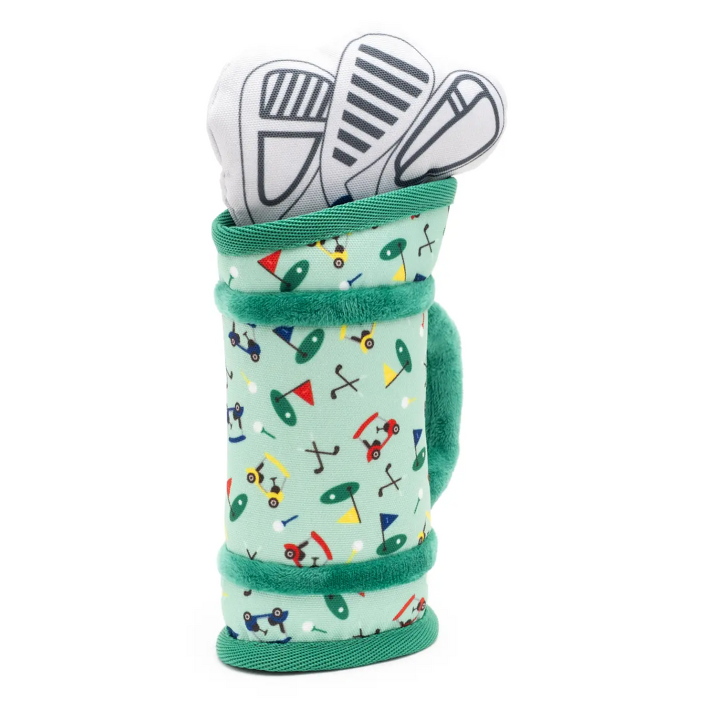 Large Golf Bag Dog Toy - Green