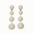 Sparkle White 4 Drop Earring