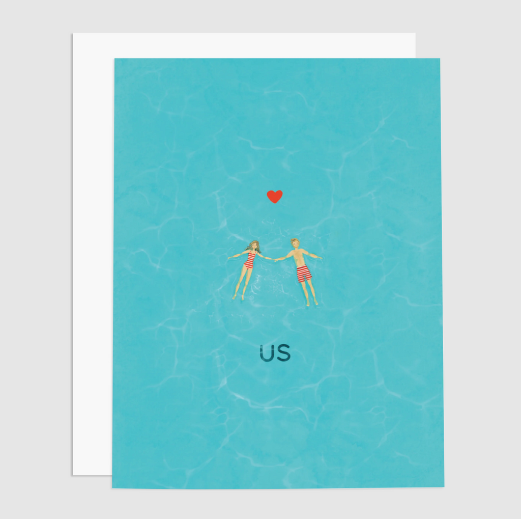 Us Heart Greeting Card