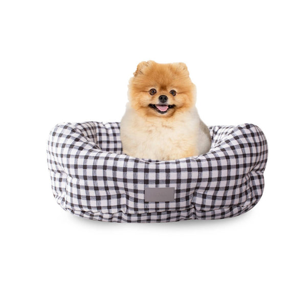 Painted Gingham Pet Bed - Small