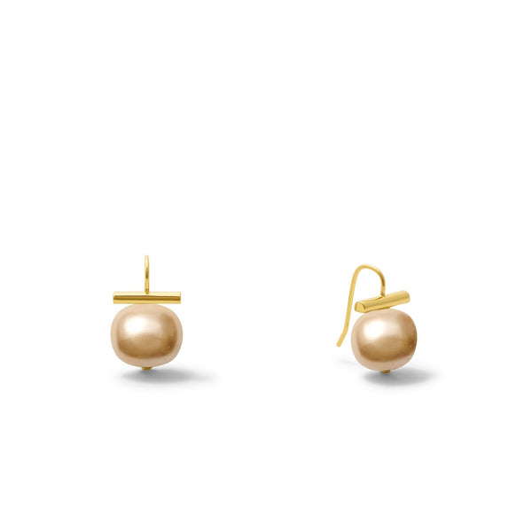 Petite + Sweet Baby Pebble Pearl Earrings