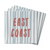 East Coast Striped Coaster Set
