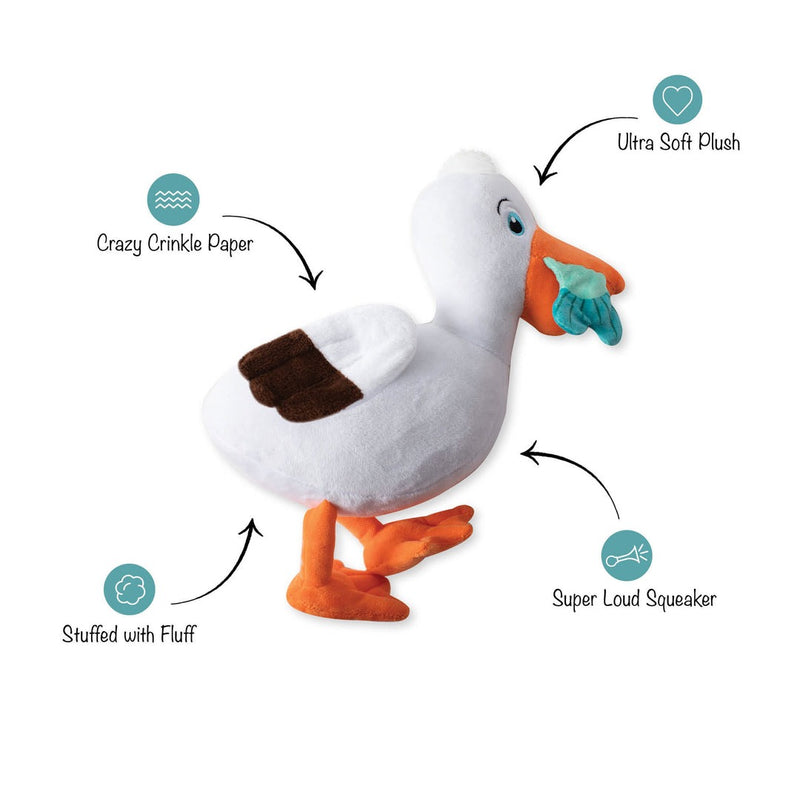 Lunch Break Seagull Dog Toy