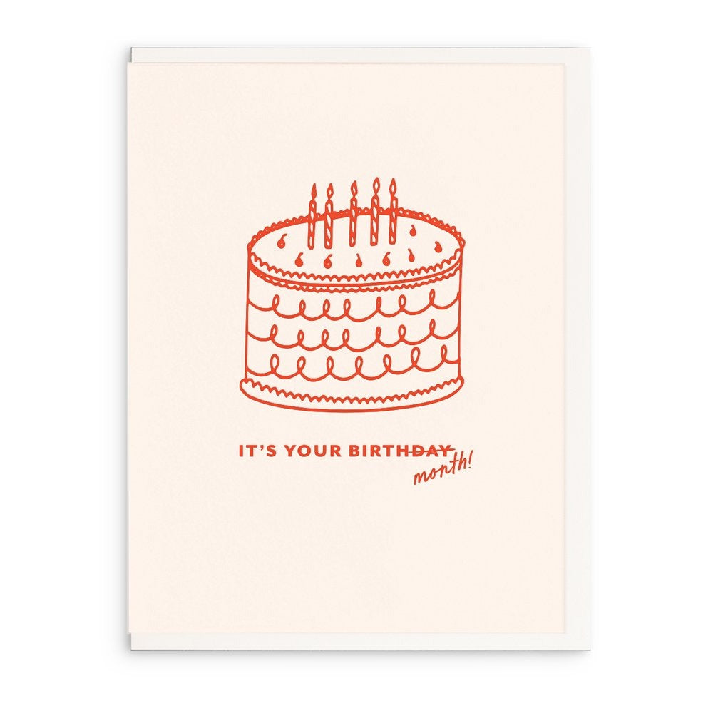 Birth Month Card