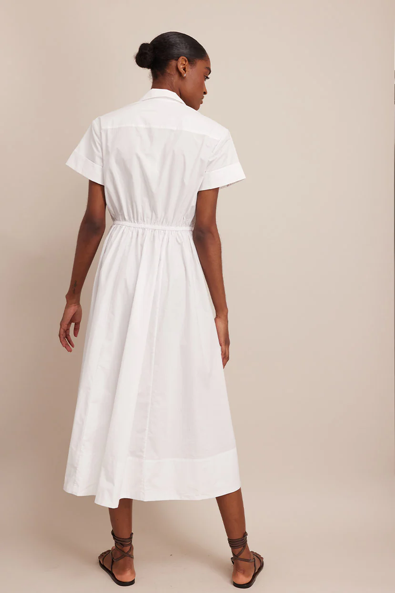 Asbury Midi Dress - White