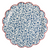 Blue Ditsy Floral Paper Plates