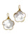 Cristina V Mother of Pearl Pansy Earrings