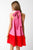 Elliotte Sleeveless Mini Dress - Pink/Red